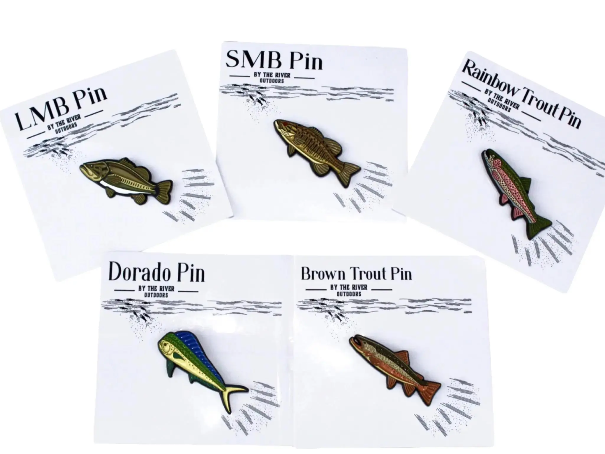 Fish Pins for Saltwater and Freshwater Fishing - Perfect Fishing Gifts