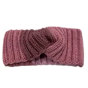 Handmade Pink Crochet Headband - Beautiful Design, Soft Fabric, Ideal for Everyday Wear