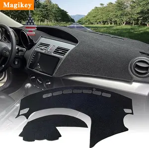 Magikey Automatic Car Dashboard Protector Mat Anti-Slip Anti-Glare Dashboard Protector Mat Dashboard Carpet Sunshade Protector Suitable for Mazda 3 2010, 2011, 2012, 2013