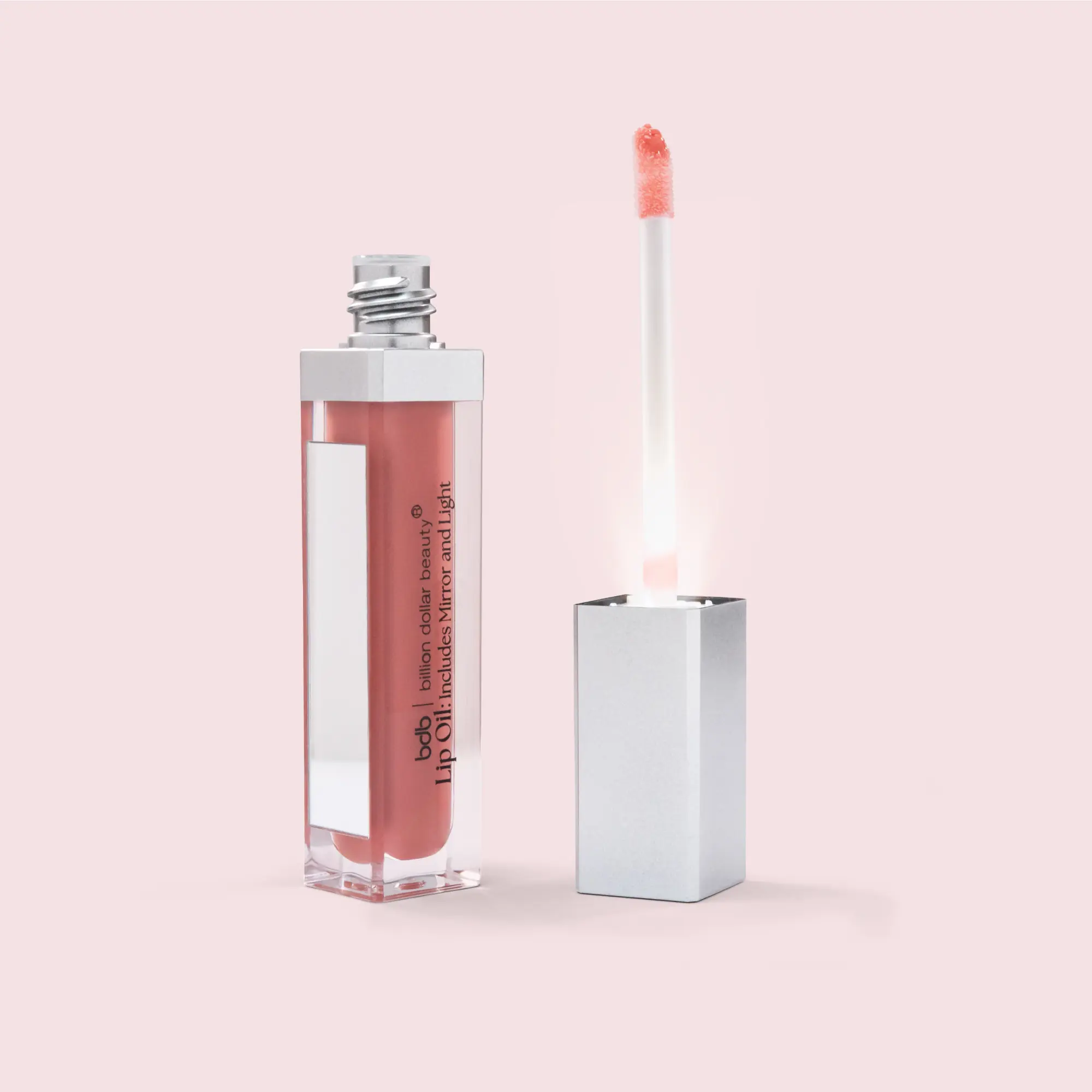 Lip Oil with Built-in Mirror and Light, Gloss