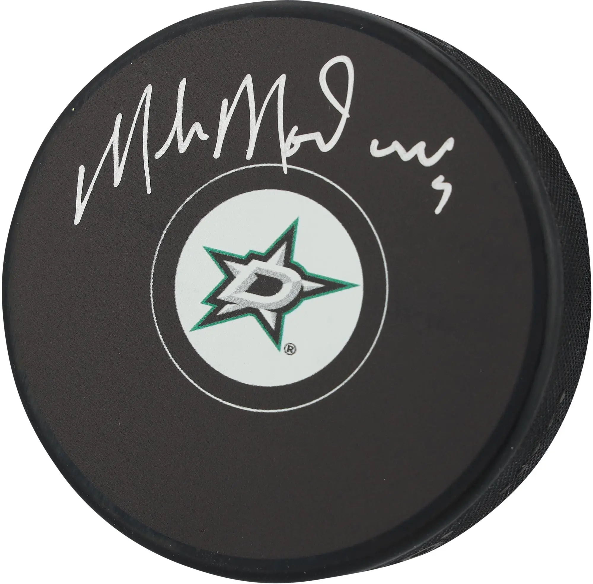 Mike Modano Dallas Stars Autographed Hockey Puck - Fanatics Authentic Certified