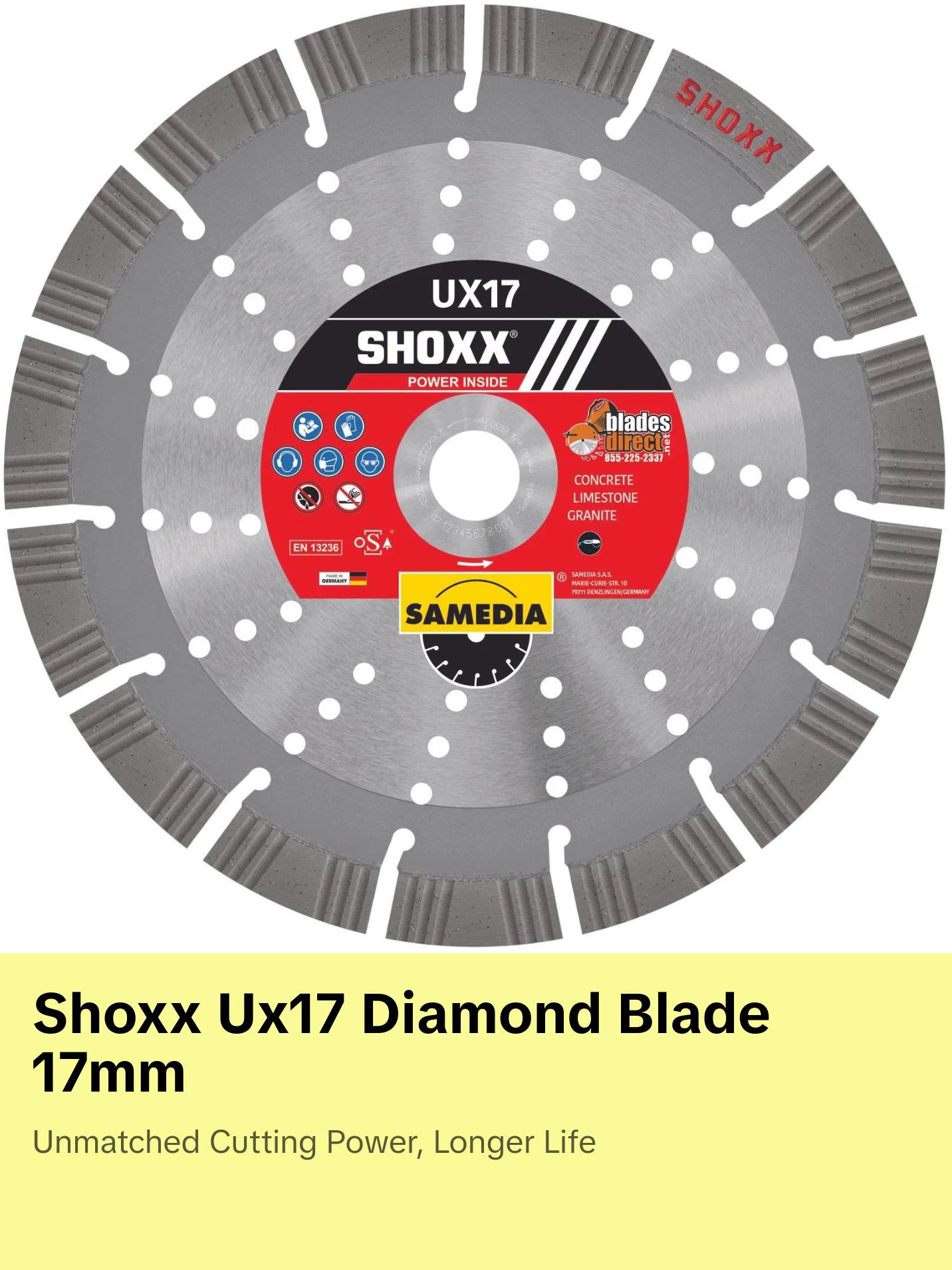 Samedia: SHOXX UX17 SHOXX Diamond Blade