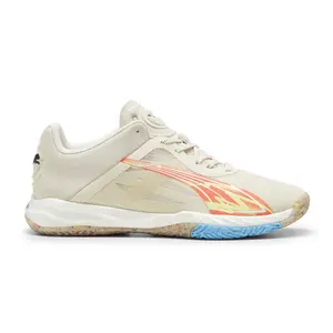 PUMA Mens Accelerate Nitro Sqd Forever Better Handball Sneakers Shoes - White