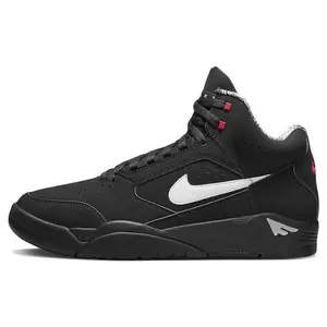 Nike Air Flight Lite Ii Mid Black White Varsity Red DQ7687-003
