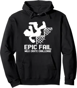 Milk Crate Challenge - Epic Fail Pullover Hoodie - Jaredsab Shop 85B09DJ9L46D