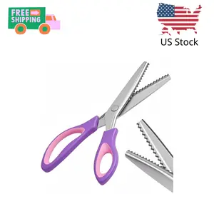 Pinking Shears， Zig Zag Scissors for Fabric，Pinking Shears