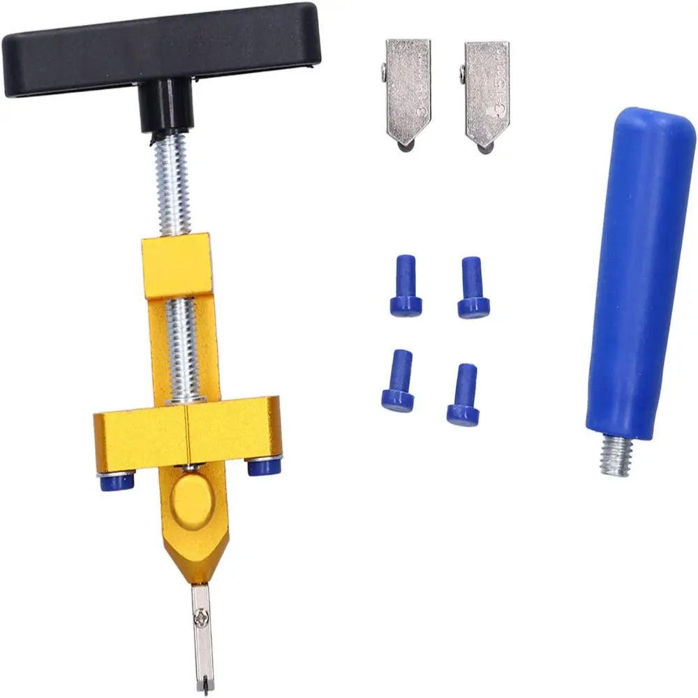 Manual Glass Tile Cutter Tools, Hand Tile Cutter, Hand Breaking Pliers with Tungsten Steel Blades, Glass Cutter Hand Tool for 3-15mm Ceramic tiles 2-in-1 cutting machine