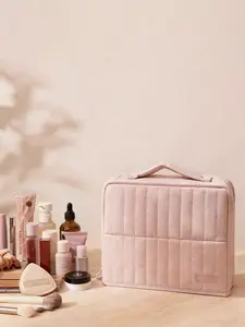 Multi-Compartment Makeup Bag, Large Capacity Beauty Storage, Women's Travel Toiletry Bag, Essential Organizer for Cosmetics