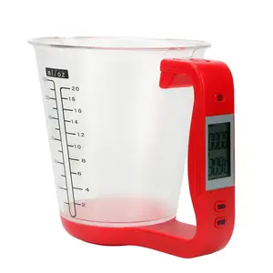 Digital Beaker Electronic Tool with LCD Display Temperature Measurement Cups Hostweigh Measuring Cup Kitchen Scales NICEYARD
