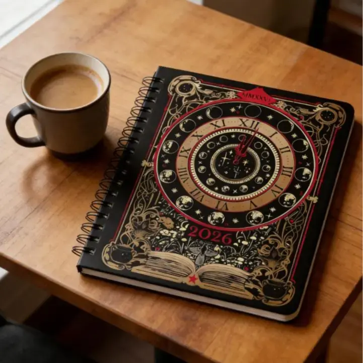 2026 Weekly Planner - Witchy Celestial Productivity Organizer, Daily Life & Work Notebook, Perfect Personal Use & Gift for Journal Lovers