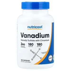 Nutricost Vanadium, 180 Capsules