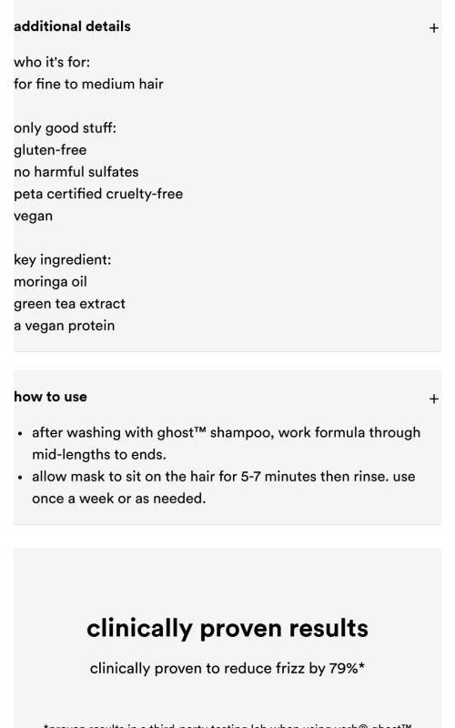 ghost™ mask | a lightweight conditioning mask