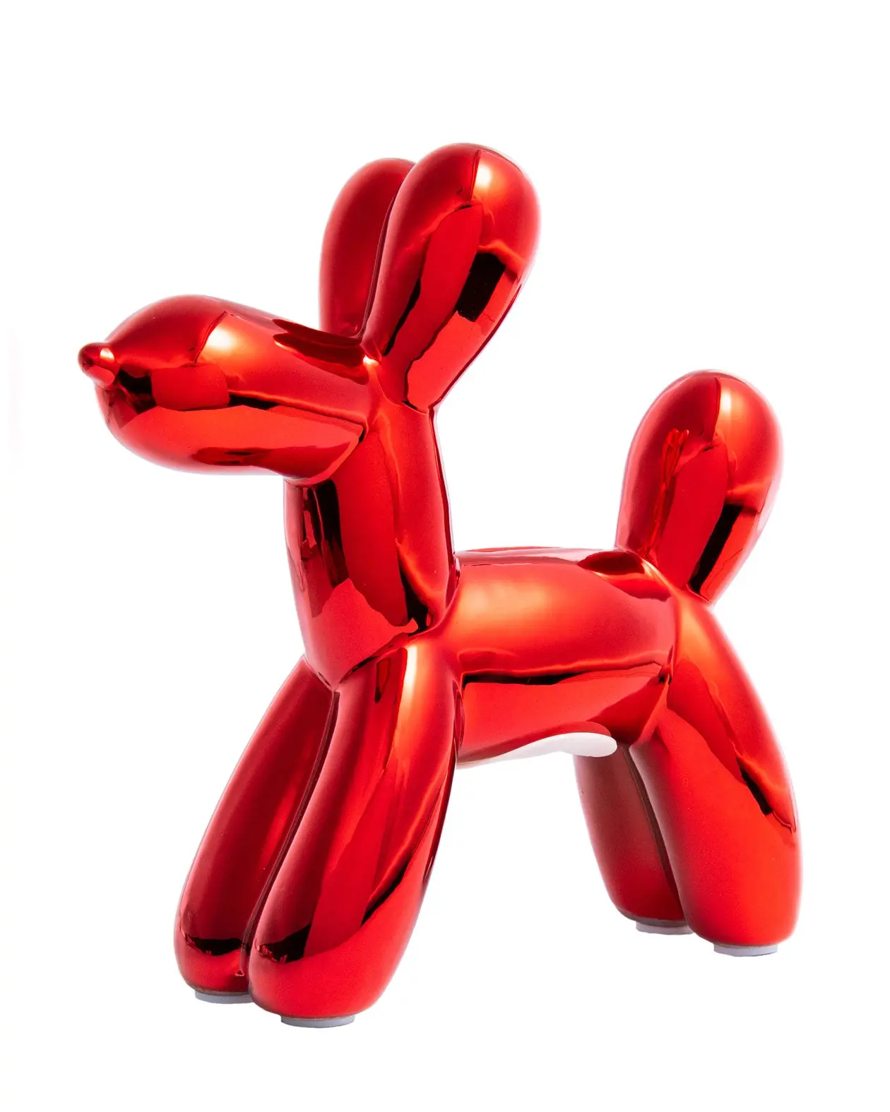 Balloon Dog Ceramic Piggy Bank - Red