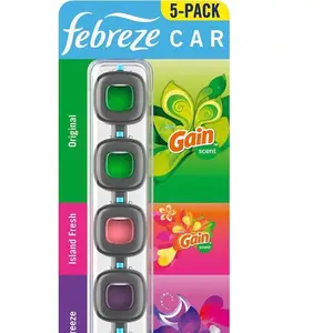 Car Air Freshener Vent Clips, Gain Mixed Scent, 5 ct.