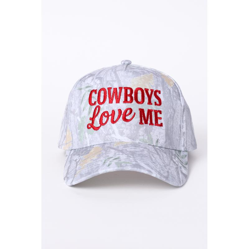 Cowboys Love Me Trucker Hat