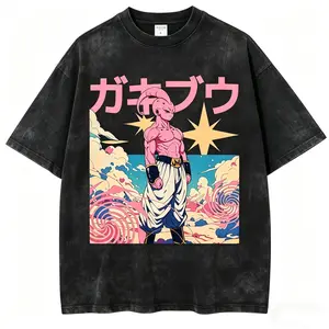 Retro Vintage Limited Veg3ta Ego - DRB Super Anime Double Printed Oversize Anime Manga Acid Washed Lightweight T-Shirt, Hoodies Wash Gift For Anime Fan, Anime Lovers TIM,funny graphic tee, men’s trendy t-shirts, deals, humorous,90s, streetwear,