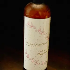 Unscented black soap base body wash