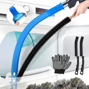 Sealegend Dryer Vent Cleaner kit Dryer Vacuum Hose Attachment with Stretch Universal Connector, Dryer Vent Cleaning Tool Vacuum Hose Lint Remover, Blue summer sale deals for you day