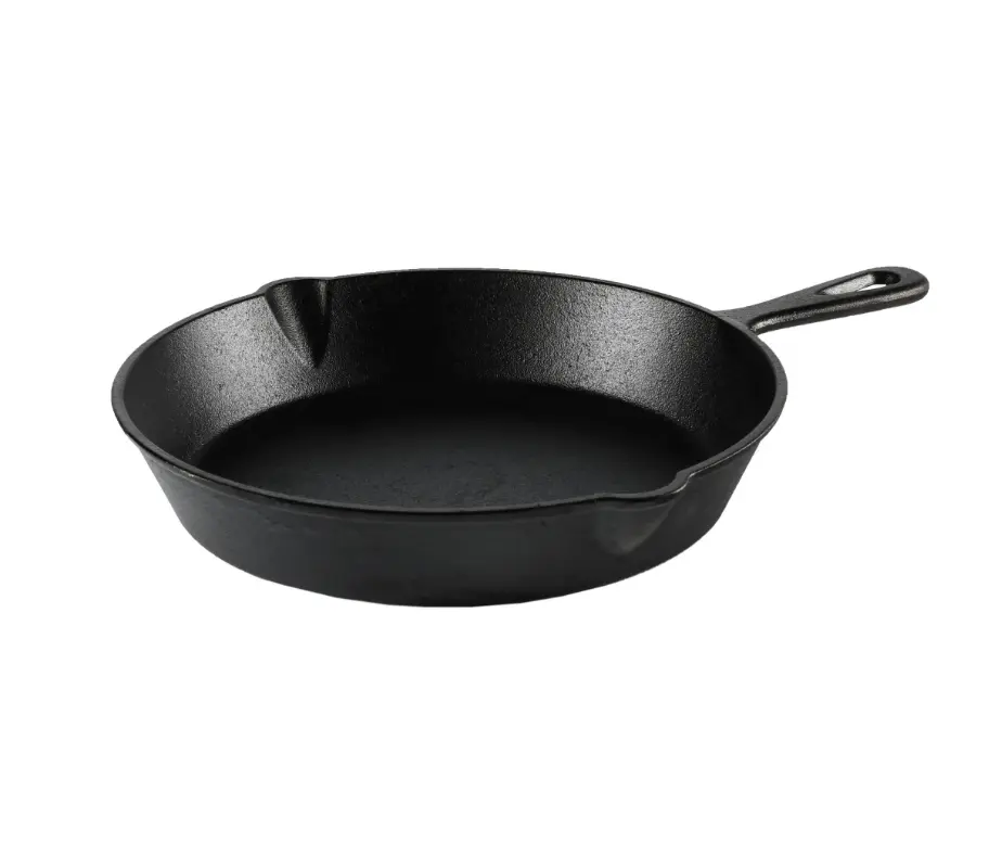 Pre-Seasoned Cast Iron Skillet 10.5 Inch with Handle - Versatile Cooking Tool for Various Dishes - Pans, Cookware