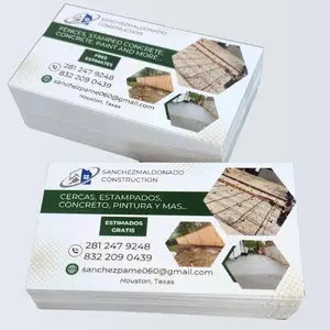 1000 Full Color Business Cards Glossy Finish  Personalized Design  Shipping all Country.