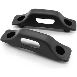 Headliner Roof Trim Compatible with F Series 150 2004-2008 Upper Driver and Passenger Side Door Striker Cover Black Replace 4L3Z-15264B82-AAB