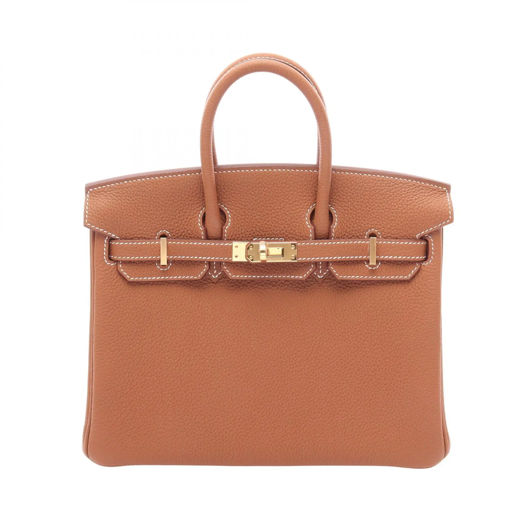 Pre-owned HERMÈS Calfskin Shoulder Bags Hermes Birkin25 Togo