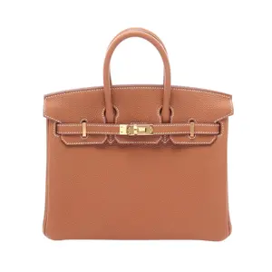 Pre-owned HERMÈS Calfskin Shoulder Bags Hermes Birkin25 Togo