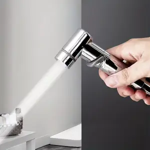 High-Pressure Toilet Spray Gun Nozzle, Bathroom Bidet Water Jet Sprayer for Home Use, Single High-Flow Shower Head Without Accessories