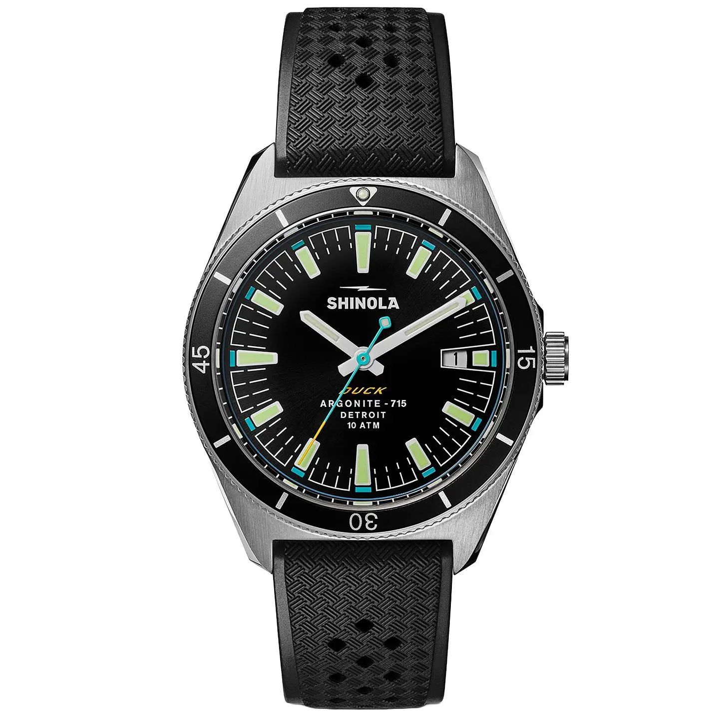 Shinola Duck 40mm Watch in Black