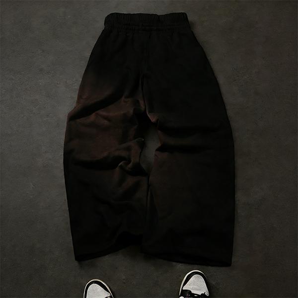 2PACK Men's Oversized Wide Leg Sweatpants  Trendy Drawstring Streetwear Pants, Comfy Lounge & Gym Track Pants