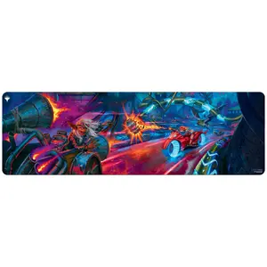 Aetherdrift Goblin vs Chandra Attack 8ft Table Playmat for Magic: The Gathering