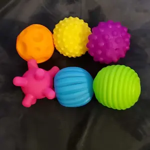 Baby Sensory Ball Toy, Soft Textured Grasping Ball, Baby Touch Training Ball, Perfect Gift for Babies, Soft Ball Design