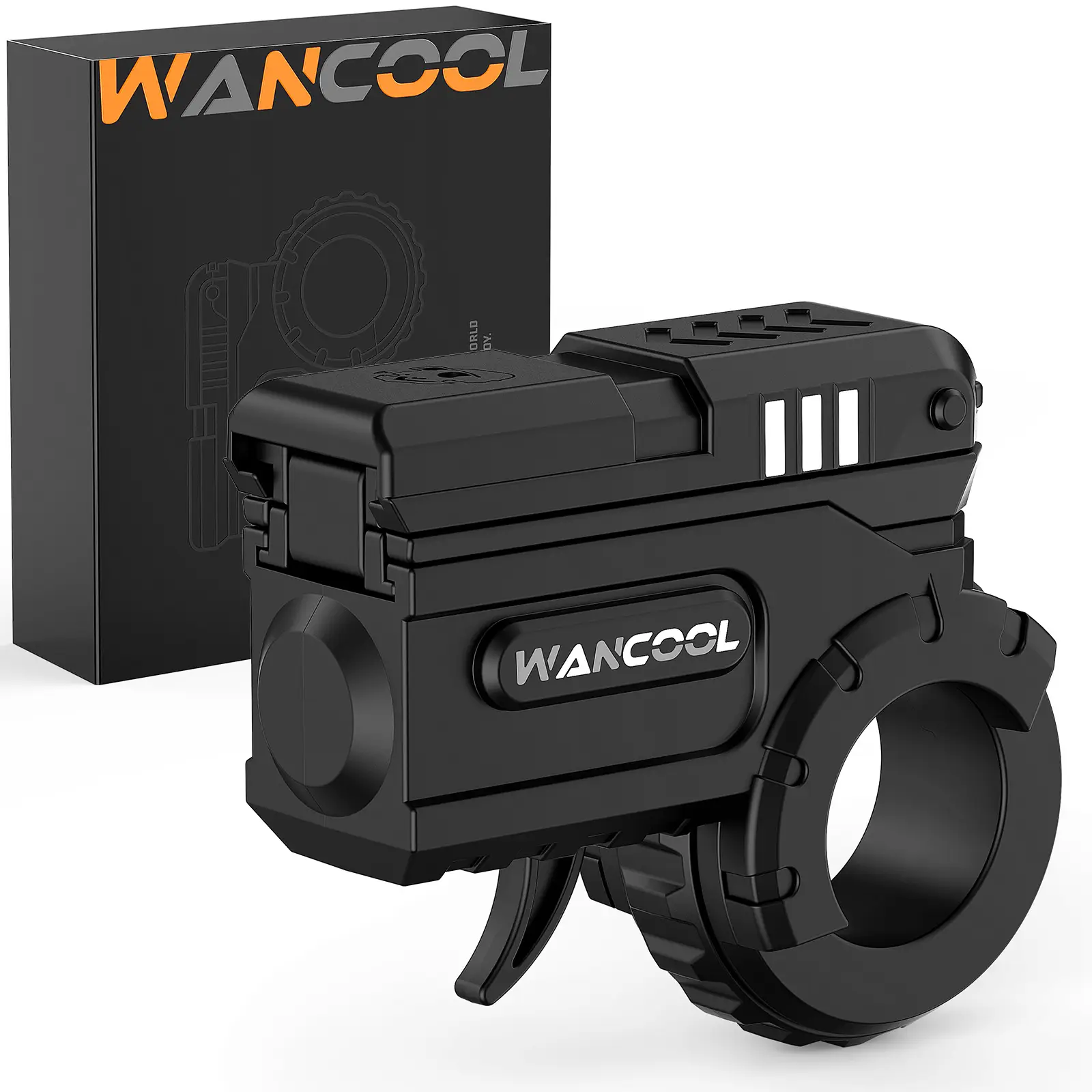 New Decompression Fidget Toy for Adults & Boys, ASMR 3D-Print Stress Relief Toy Press Push Rotation Simulation Toy Gun, Pressure Retreat Gift For Husb