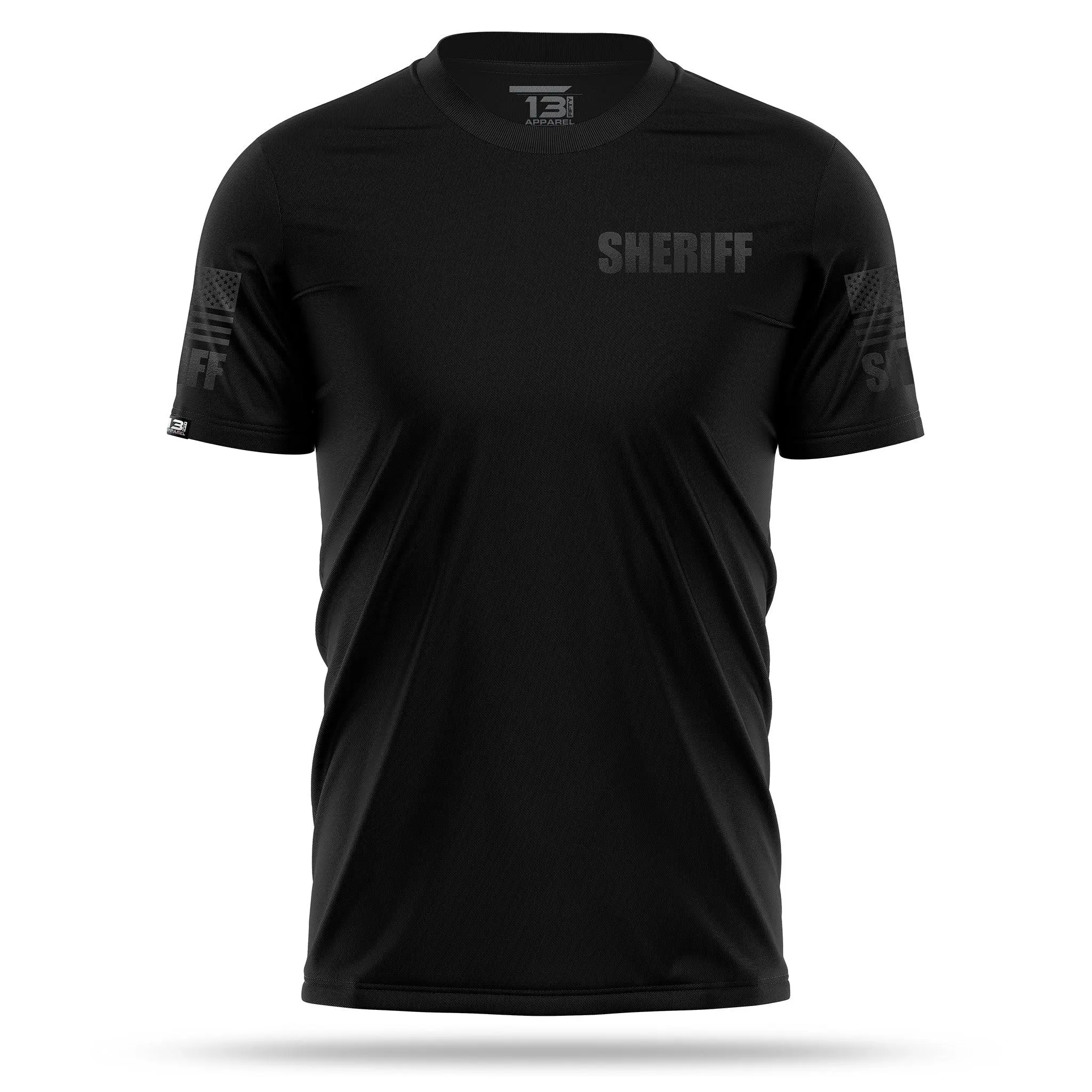 [SHERIFF] Men's Performance Shirt [BLK/BLK]
