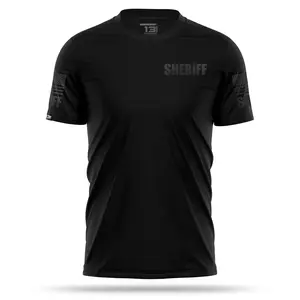[SHERIFF] Men's Performance Shirt [BLK/BLK]
