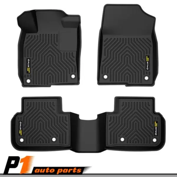 G-PLUS High Quality All-Weather TPE Rubber Floor Mat Liner Set, Durable Anti-Slip Car Interior Accessory, Easy to Clean & Install, Fit for 2022-2025 Honda Civic Sedan (Father's Day Gift)