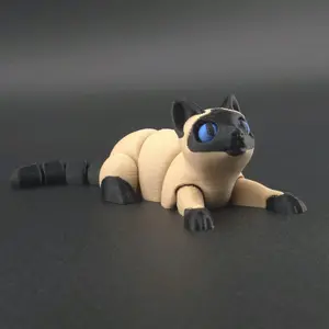 3D Printed Siamese Cat