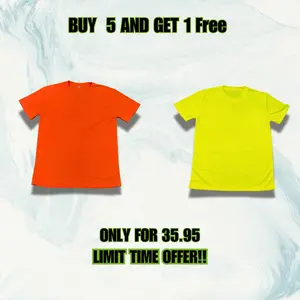 High-Performance Short-Sleeve Work Shirts – Buy 5, Get 1 Free! Unisex Workwear Comfort