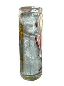 Gel Candle Tumba Trbajao - Neutralize Black Magic & Hexes - Spiritual Protection & Cleansing - Glass Form - Reverse Negative Energies - Seven Wick Option Available Decor Light Sage Set Ornaments Decoration