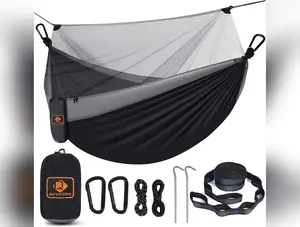 Parachute Nylon Hammock with Net