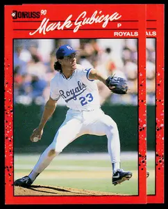 Mark Gubicza 1990 Donruss #204b Kansas City Royals
