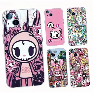 Japan Tokidokis Cute Phone Cases For iPhone 17 Promax Pro Air 16 Plus 15 14 13 12 Transparent Shockproof Protective Cover Protection