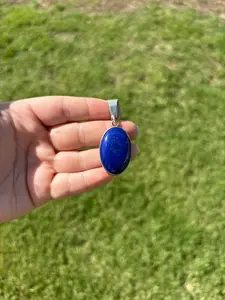 Blue Lapis Medium Oval Pendant