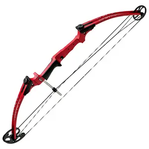 Genesis Original Archery Compound Bow, Adjustable Size, Draw Hand-Right, Red Genesis Original Archery Compound Bow, Adjustable Size, Draw Hand-Right, Red