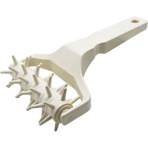 Time-Saver Pizza Dough Roller Docker - Dough Blistering  - Buy  Get Three (Pizza  and Pastry Scraper) -  Package