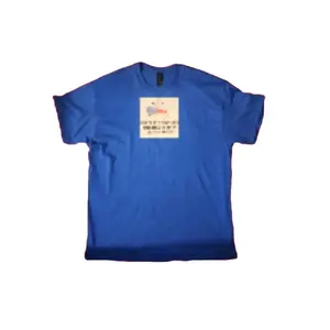 NASS Summer T-shirt in Blue - Casual Blue Tshirt for Summer Wear Menswear Top Streetwear Shortsleeve Crewneck Wetsuit Tropical