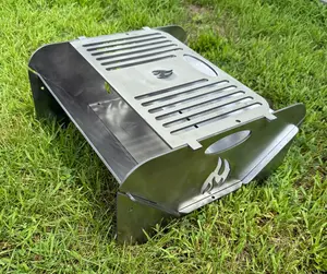 The Hauler Pit - Backyard Collapsible Fire pit and Grill - Heavy Duty