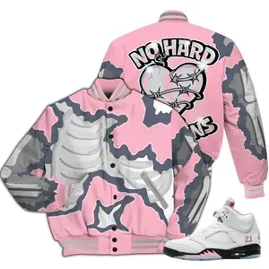 Heart Break Varsity Jacket Unisex, Emotional Graphic Streetwear, All Over Print Bomber Coat, Trendy Gift Idea