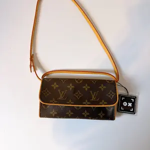 Pre-owned Louis Vuitton coated canvas Crossbody Bags twin sling shoulder bag