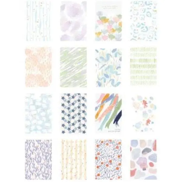 Scribble Pattern Aesthetic - Small LOMO Card For Scrapbooking